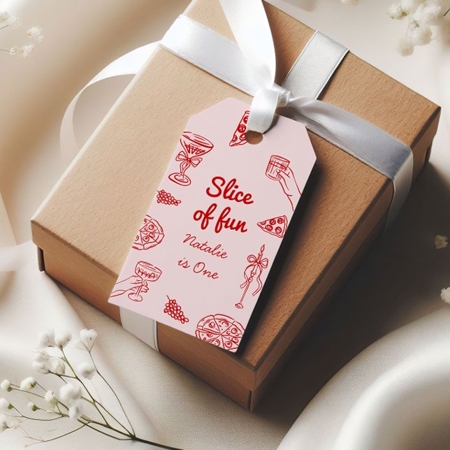 Pizza 1:a Hand plockade-segmentet av Roligtens Föd Presentetikett (Skapare uppladdad)