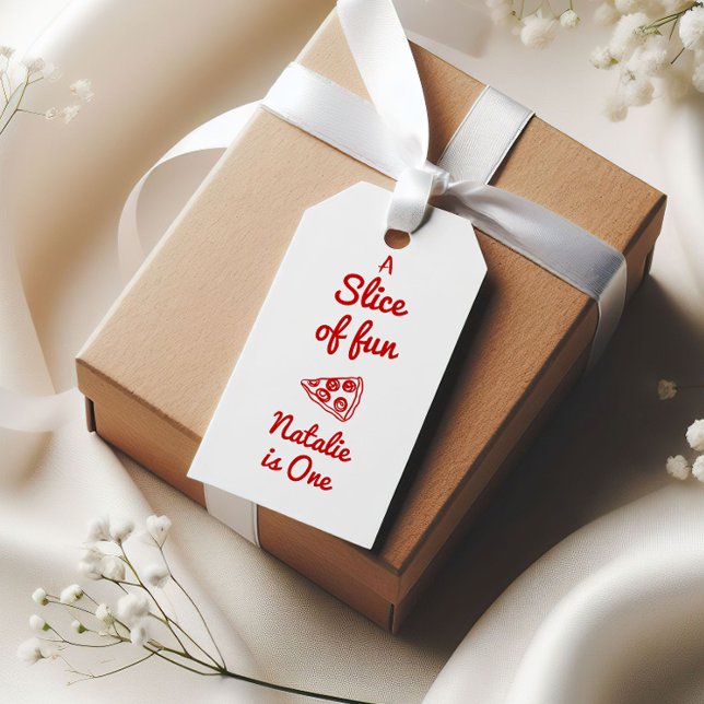 Pizza 1:a Hand plockade-segmentet av Roligtens Föd Presentetikett (Skapare uppladdad)