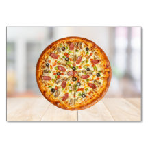 Pizza ABA Tact Labelling Flashcard | Bild-kort