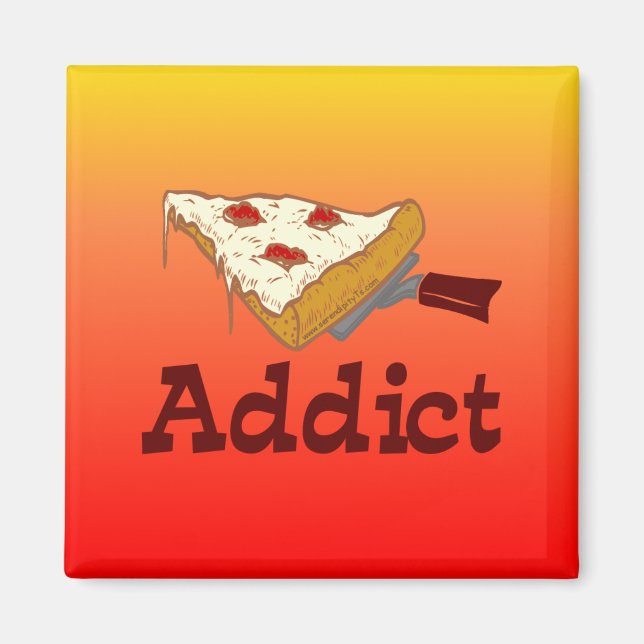 Pizza Addict Magnet (Framsidan)