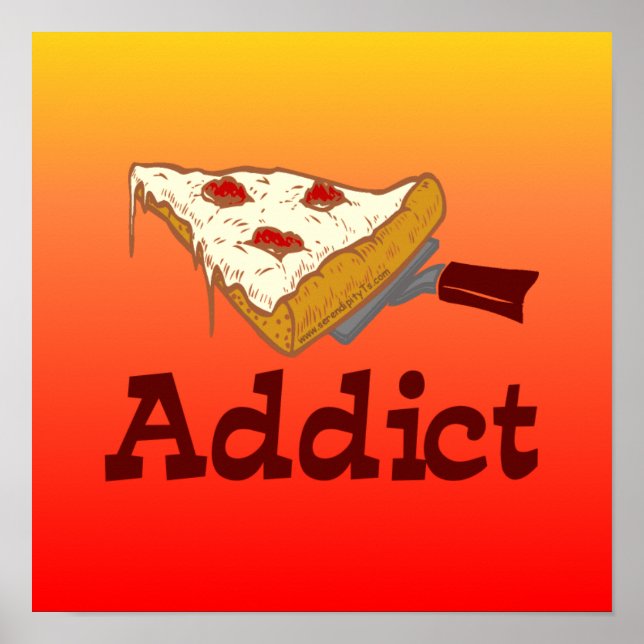 Pizza Addict Poster (Framsidan)