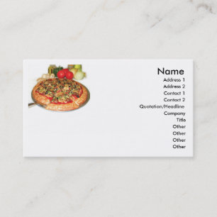 Pizza Affärskort Visitkort