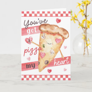 Pizza Alla Hjärtans Dag - Du Har En Pizza Hjärtat Kort