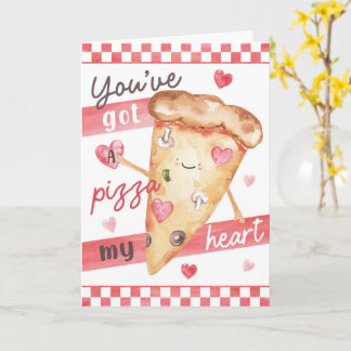 Pizza Alla Hjärtans Dag - Du Har En Pizza Hjärtat Kort