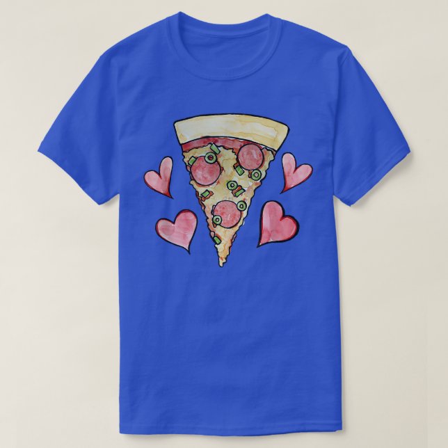Pizza Älskare 21123903 T Shirt (Design framsida)