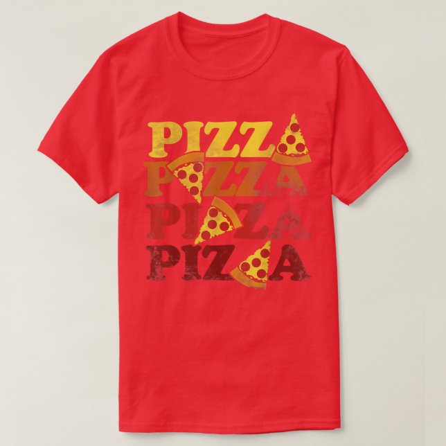Pizza Älskare 4009 T Shirt (Design framsida)