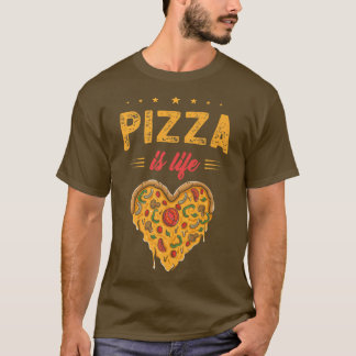 Pizza Älskare och Pizza Fitness för Pizza är Life  T Shirt