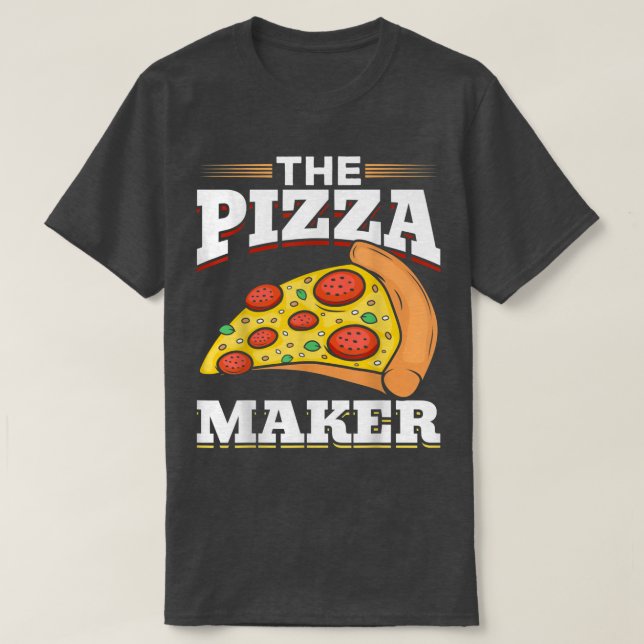 Pizza Älskare Pizza Maker Pizza Maker T Shirt (Design framsida)