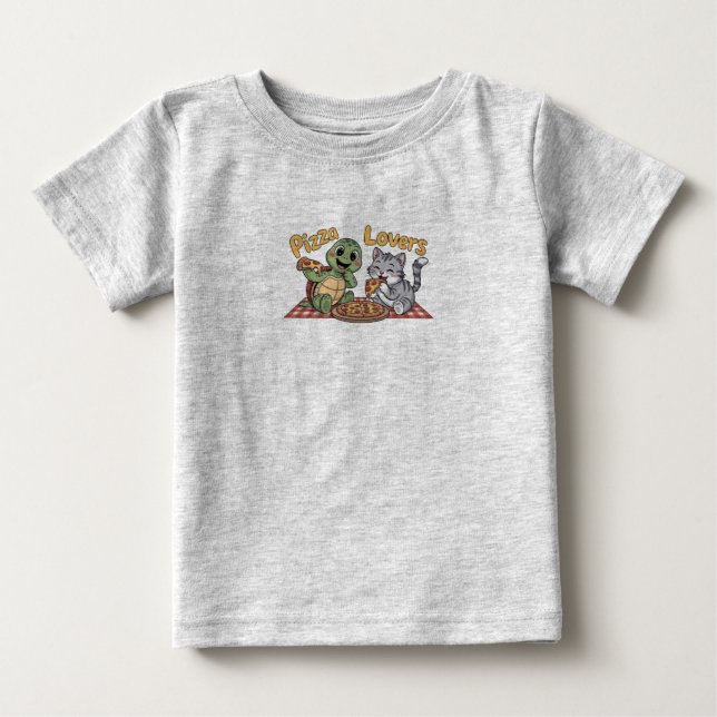 Pizza älskare t shirt (Framsida)