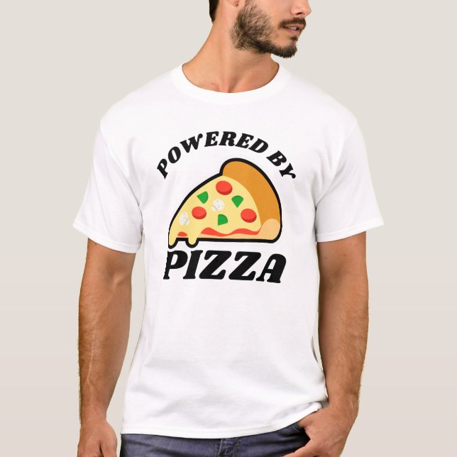 Pizza-älskare T Shirt (Framsida)