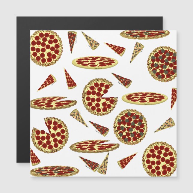 Pizza Älskares Mönster (Fram/baksida)
