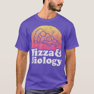 Pizza and Biology eller Biology Teacher T Shirt