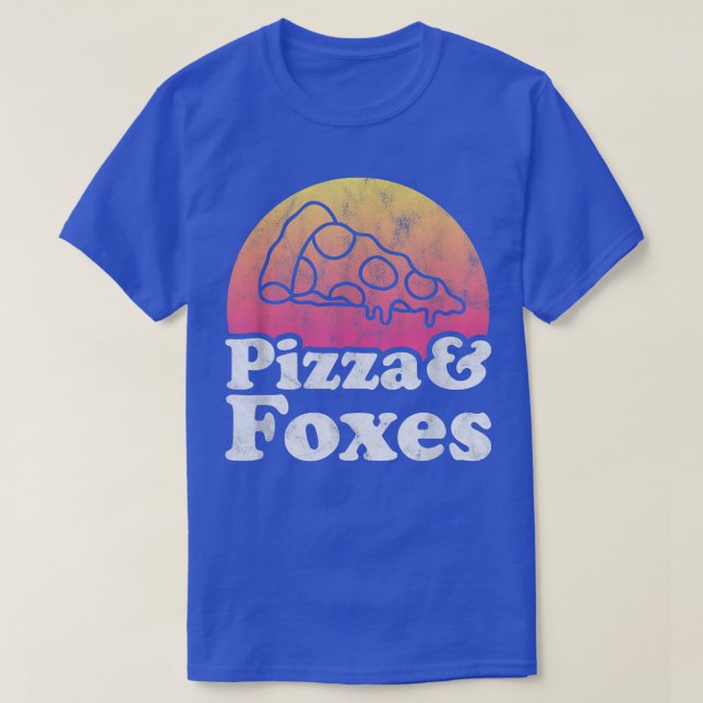 Pizza And Foxes Or Fox 13832927 T Shirt (Design framsida)
