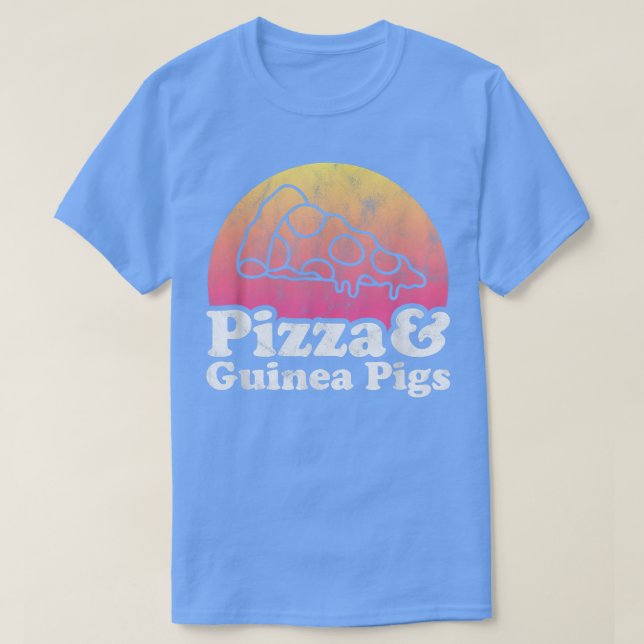 Pizza and Guinea Pigs or Guinea Pig  T Shirt (Design framsida)