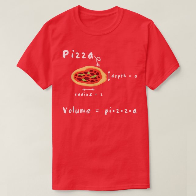 Pizza and Math - Meme Funny Math Teacher 1396293 T Shirt (Design framsida)