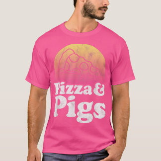Pizza and Pigs or Pig  T Shirt