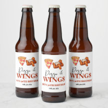 Pizza and Wings Birthday Party