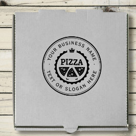 PIZZA Anpassningsbar Business Logotyp Large Stämpel