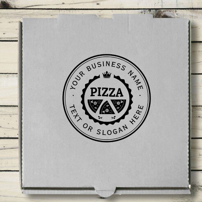 PIZZA Anpassningsbar Business Logotyp Large Stämpel (Skapare uppladdad)