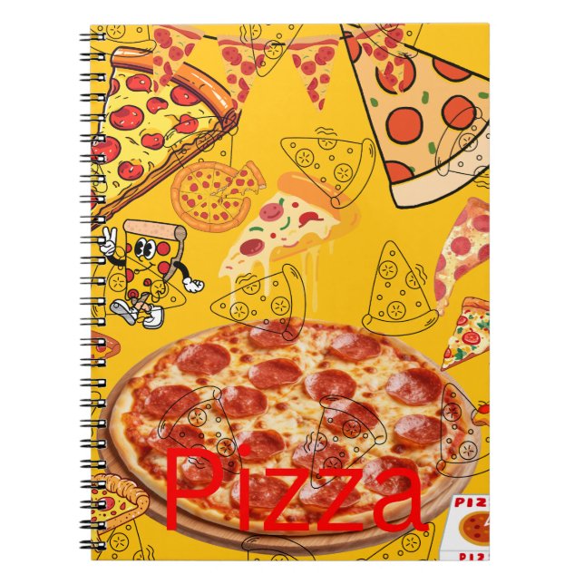 Pizza Anteckningsbok (Framsidan)