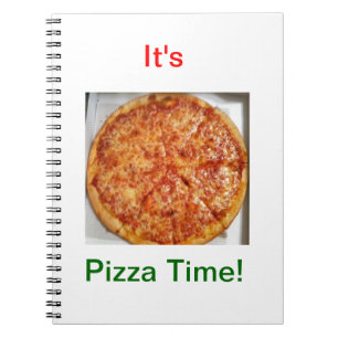 Pizza! Anteckningsbok Med Spiral
