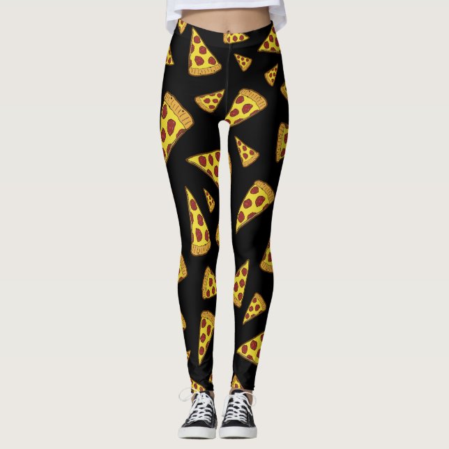 Pizza är bäst! leggings (Framsida)