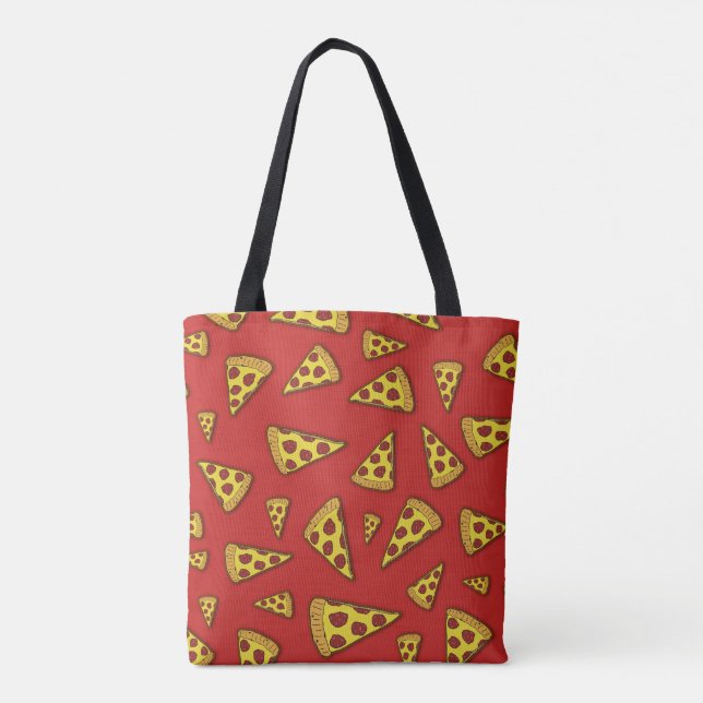 Pizza är bäst! tygkasse (Baksida)