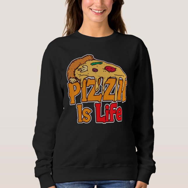 Pizza är Life Pizza Makers Pizza Party T Shirt (Framsida)