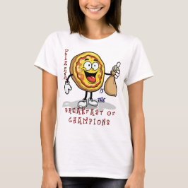PIZZA ÄR MÄSTARNAS FRUKOST T SHIRT