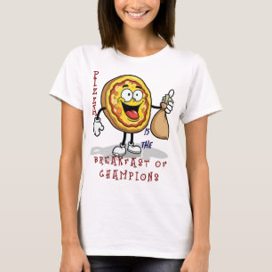 PIZZA ÄR MÄSTARNAS FRUKOST T SHIRT