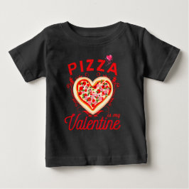 Pizza är min Valentine Funny Valentines day T Shirt