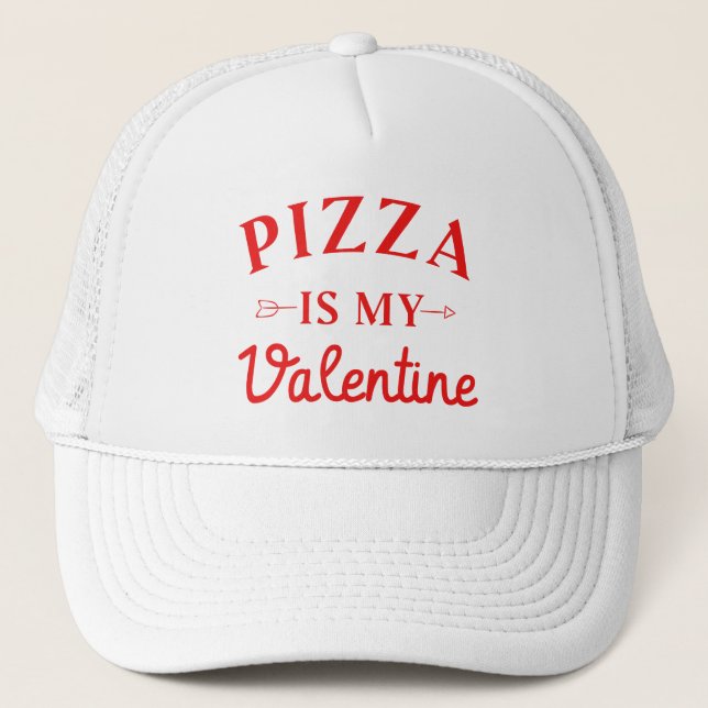 Pizza är min Valentine Keps (Framsida)