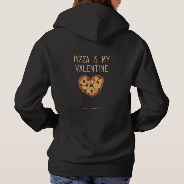 Pizza är min Valentine T Shirt (Baksida)