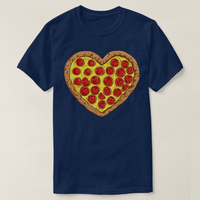 Pizza är min Valentine Valentines day-gåva till Kä T Shirt (Design framsida)