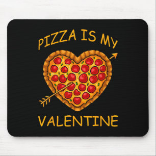 Pizza är mitt hjärtfo på Roligten Valentines day Musmatta