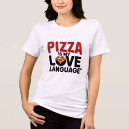 Pizza är Mitt Kärlek-språk T Shirt
