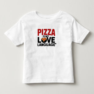 Pizza är Mitt Kärlek-språk T Shirt