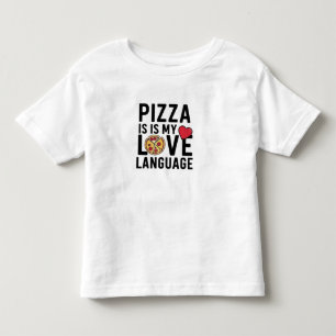 Pizza är Mitt Kärlek-språk T Shirt