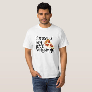 Pizza är mitt kärlekspråk t shirt