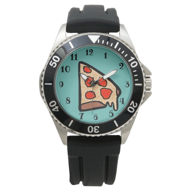 Pizza Armbandsur (Framsida)