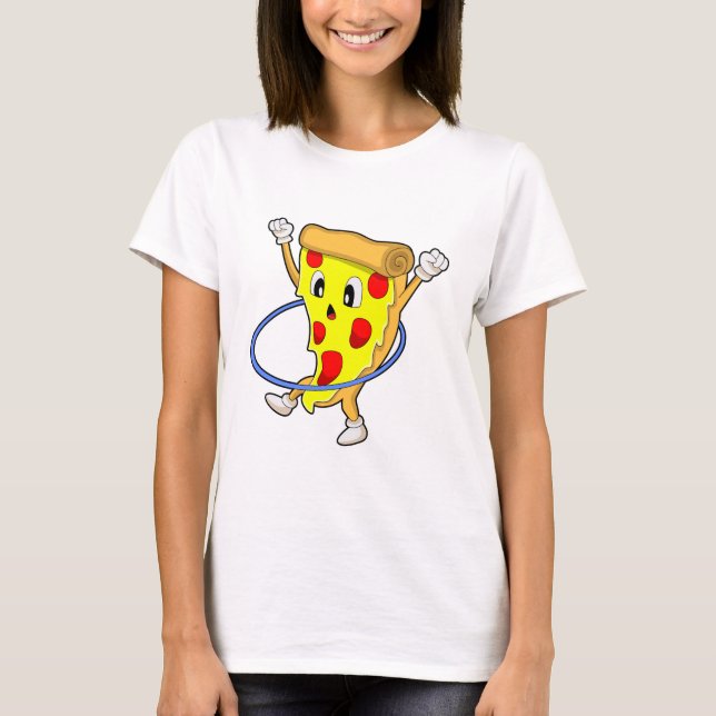 Pizza at Fitness däck.PNG T Shirt (Framsida)