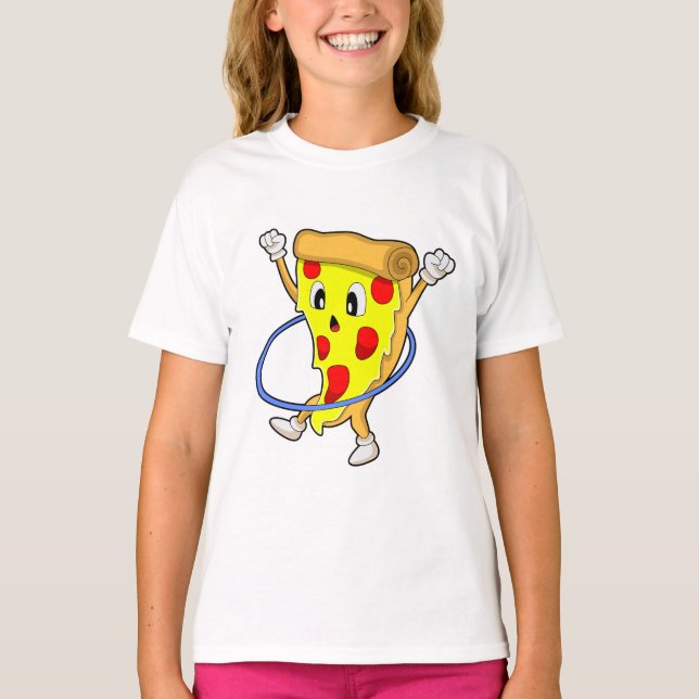 Pizza at Fitness däck.PNG T Shirt (Framsida)