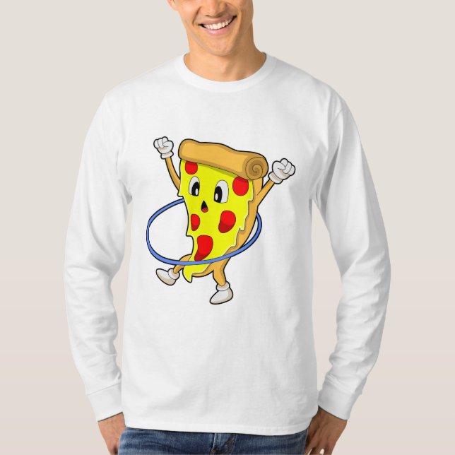 Pizza at Fitness däck.PNG T Shirt (Framsida)