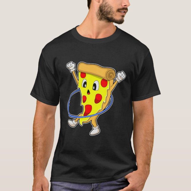 Pizza at Fitness däck.PNG T Shirt (Framsida)