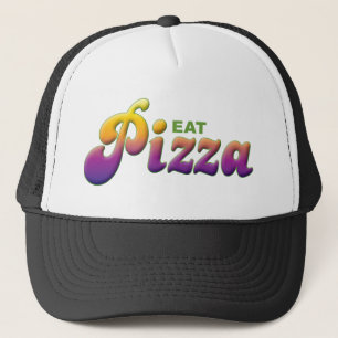 Pizza äter keps