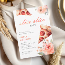 Pizza Baby Shower för segmentsegmentssegment