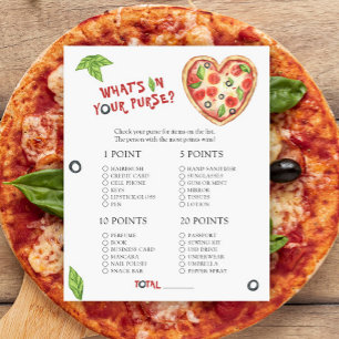 Pizza babydusch - Vad är det i ditt handväska?