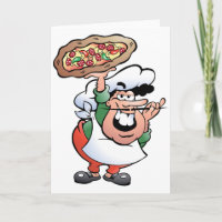 Pizza Bagare Vykort