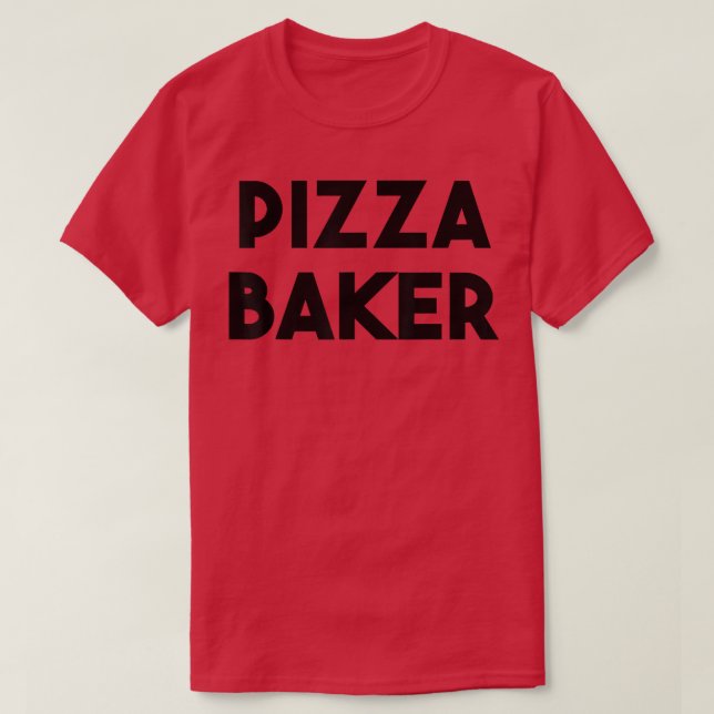 Pizza Baker589 T Shirt (Design framsida)