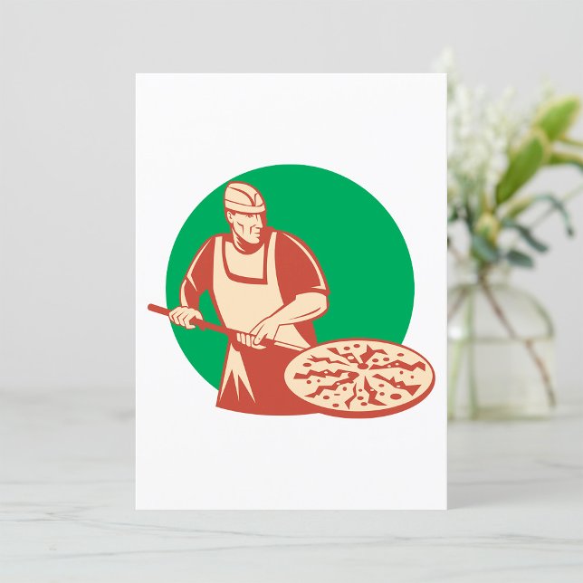 Pizza Baker Inbjudningar (Skapare uppladdad)